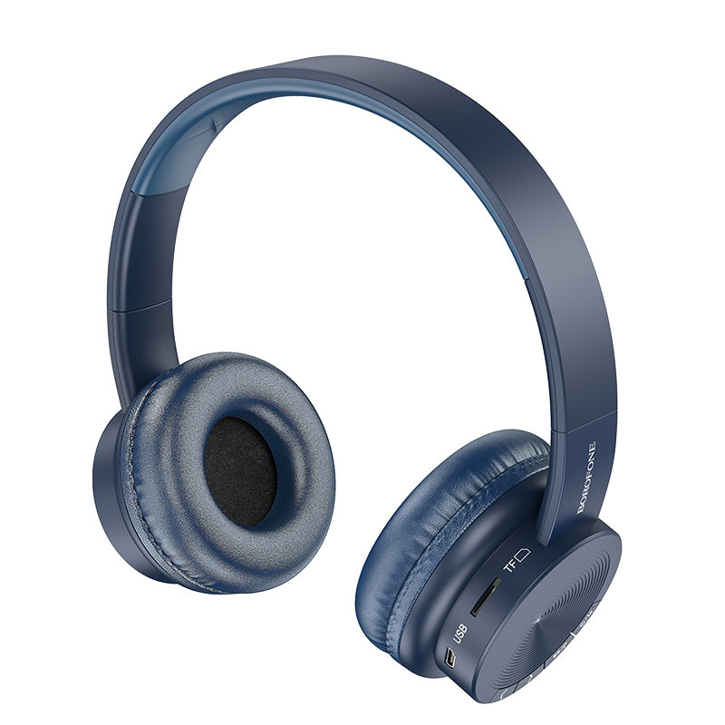 Audífonos Bluetooth Borofone Bo16 Azul – imagen 2