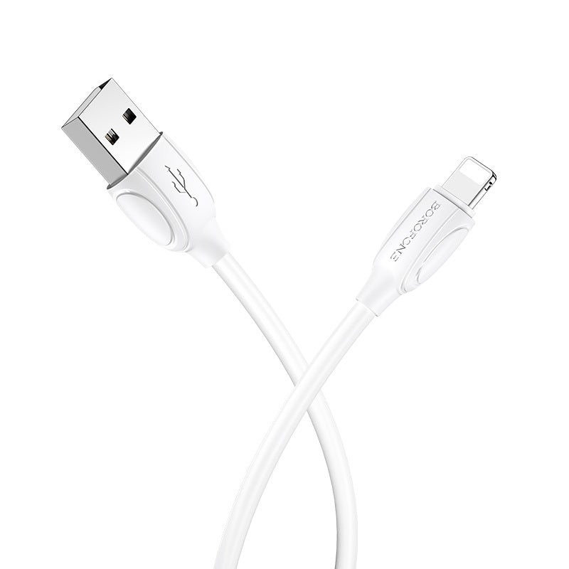 Cable Usb A Lightning BX19 Borofone Blanco – imagen 3