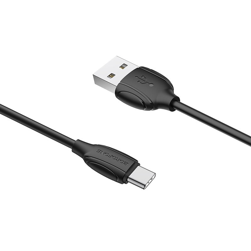 Cable Usb A Tipo C BX19 Borofone Negro – imagen 2