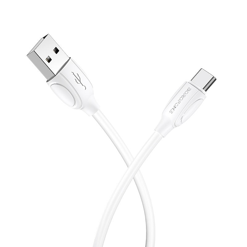 Cable Usb A Tipo C BX19 Borofone Blanco – imagen 3