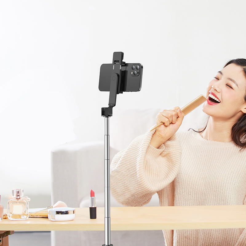 Baston Selfie Tripode Bluetooth Borofone By8 Negro – imagen 3