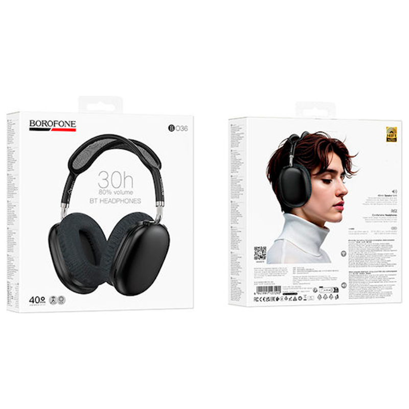Audifonos Borofone BO36 Negro - vista 3
