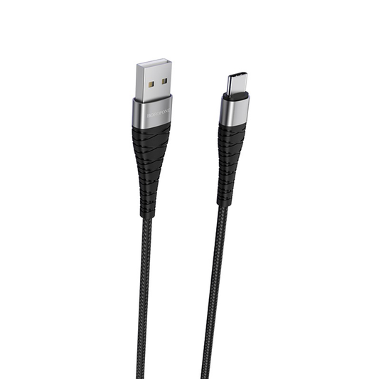 Cable Usb a Tipo C Borofone Bx32 5a 1 Metro Negro