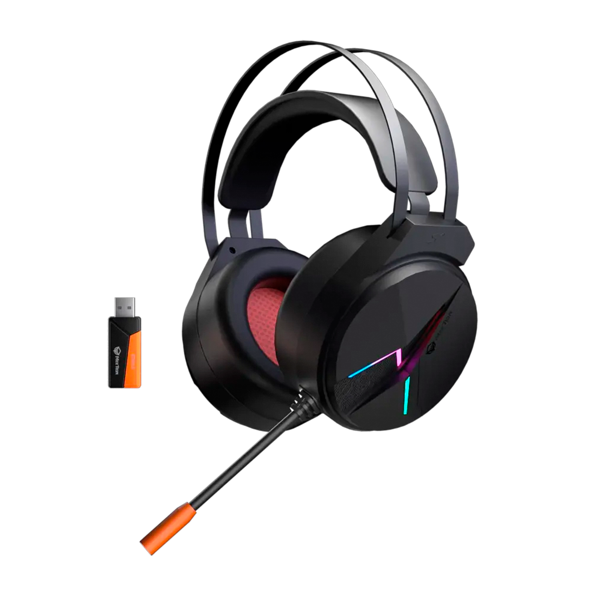 Audífono Gamer Meetion BTH015 Inalámbrico Bluetooth ANC Negro | Bluetooth + 2.4G + AUX