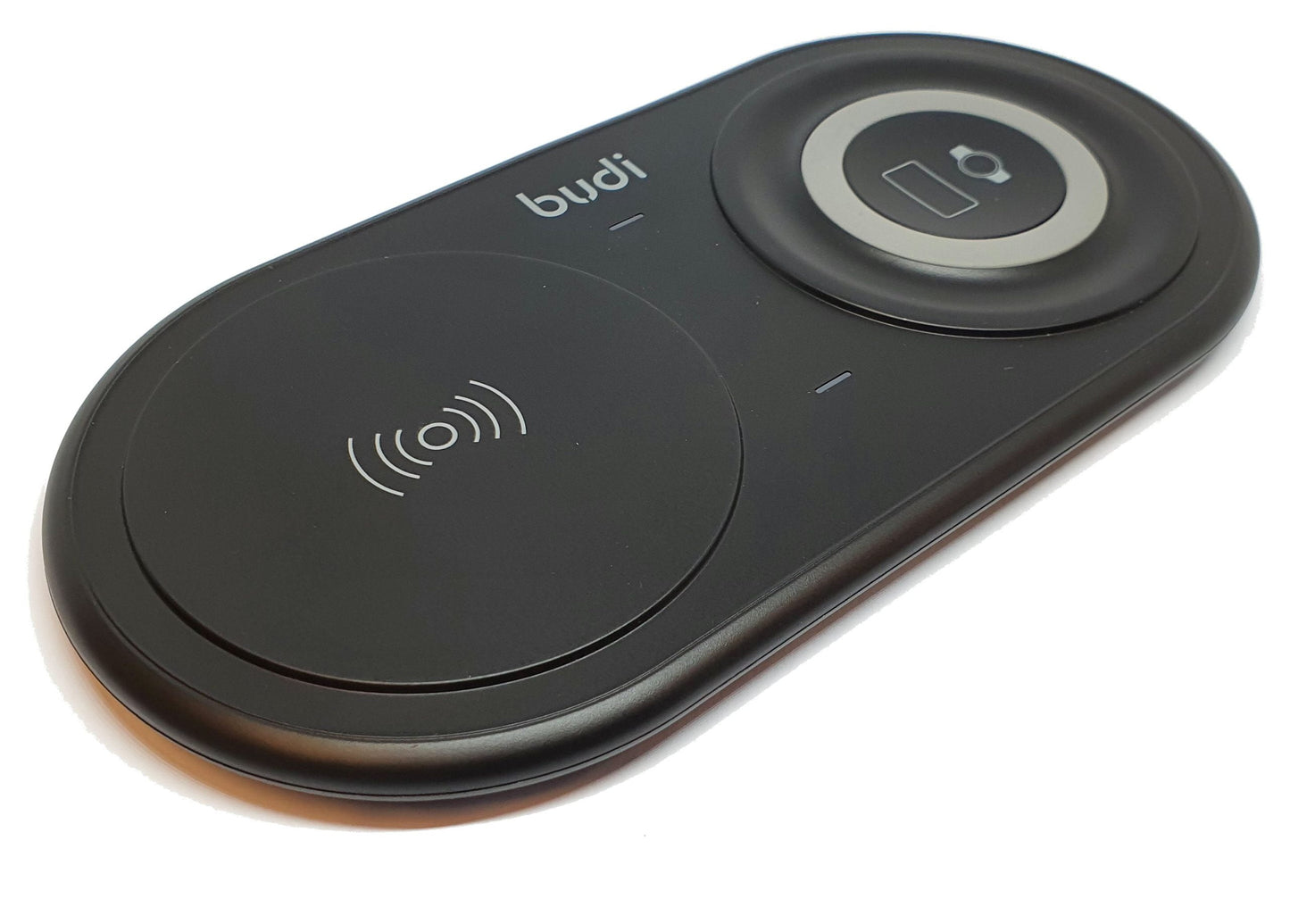 Base Cargador Inalámbrico Budi 2 en 1 Wl3500 15w Negro – imagen 5