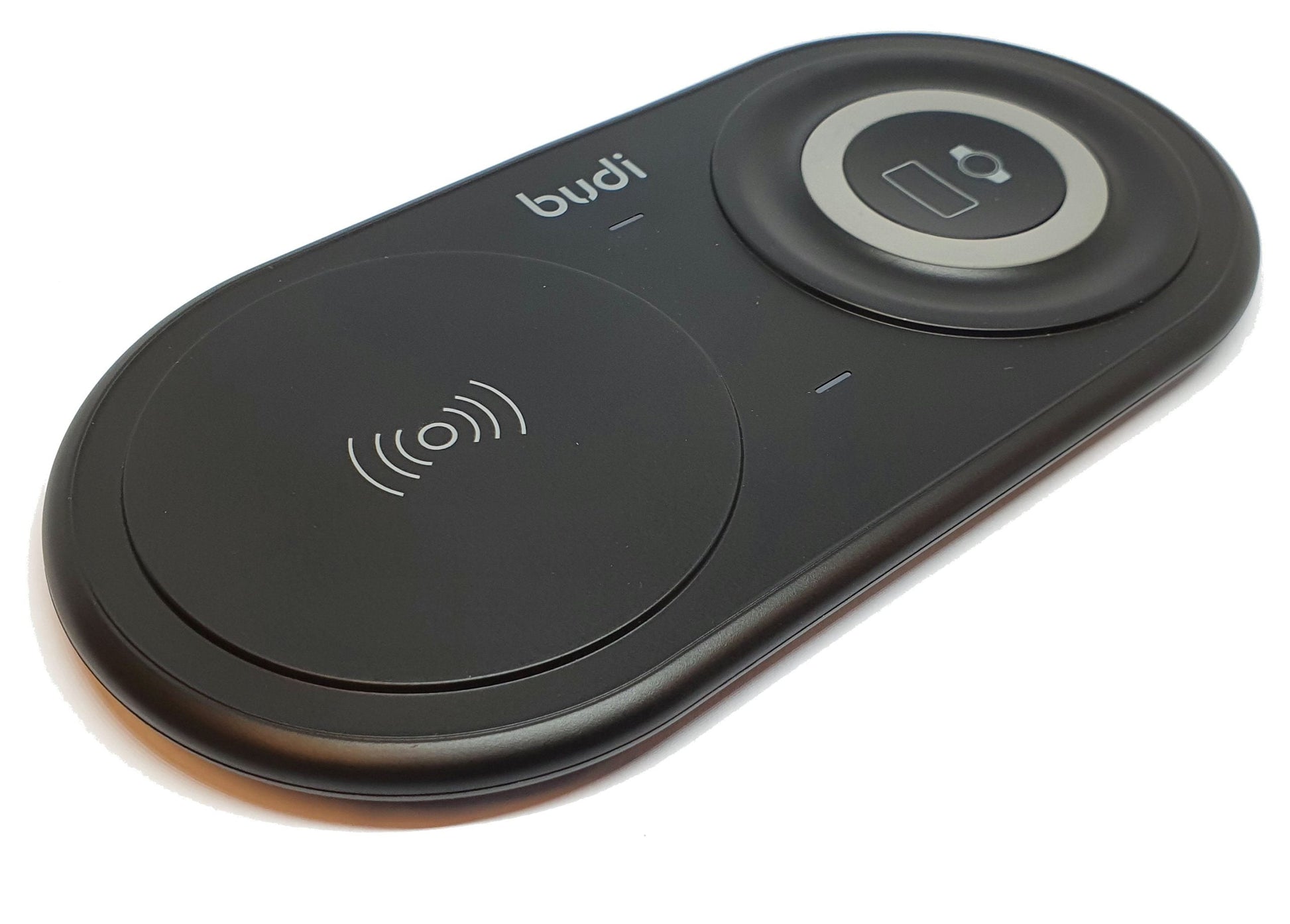Base Cargador Inalámbrico Budi 2 en 1 Wl3500 15w Negro – imagen 5