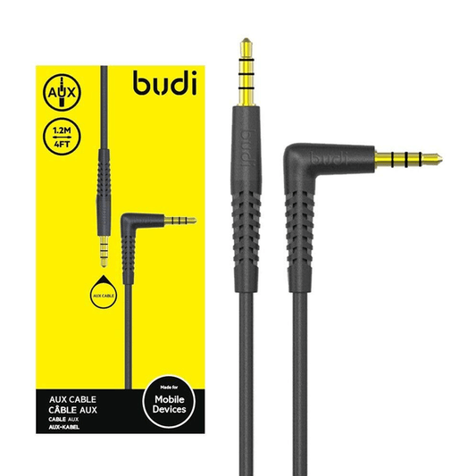 Cable Auxiliar Budi 1.2 Metros Negro
