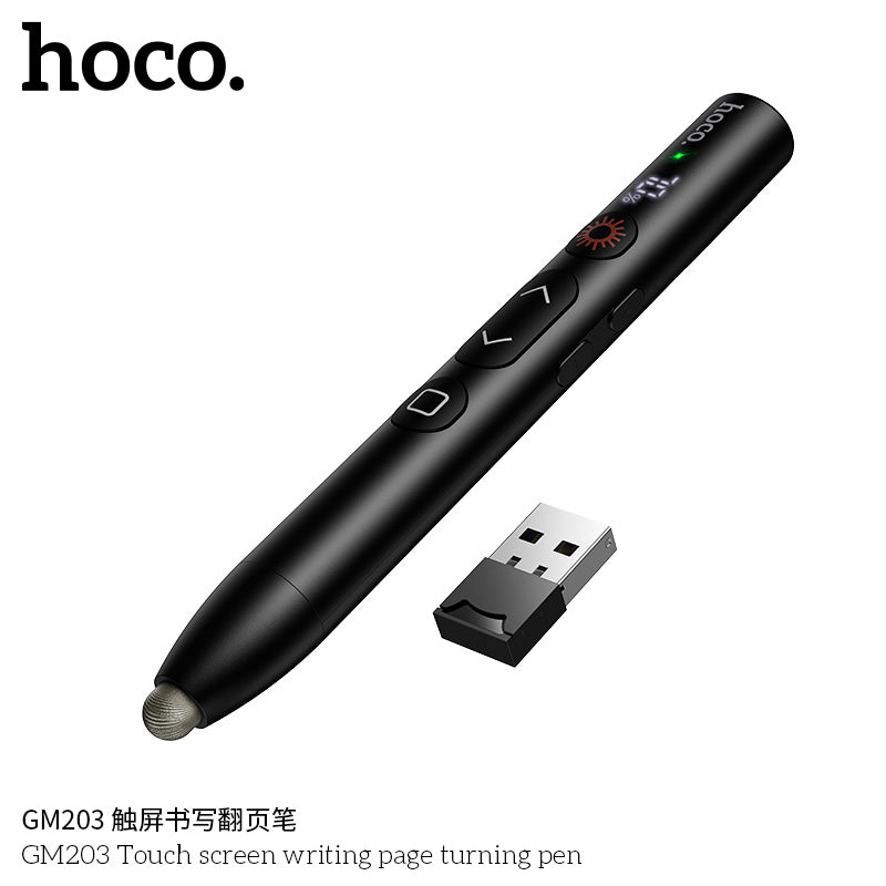 Presentador Diapositiva Puntero Láser Hoco Gm203 Negro – imagen 2