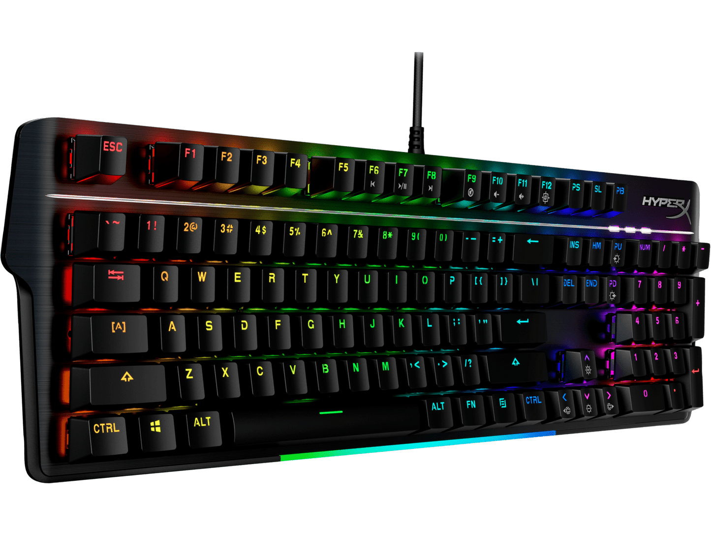 Teclado Gamer Mecanico Hyperx Alloy MKW100 Negro – imagen 2