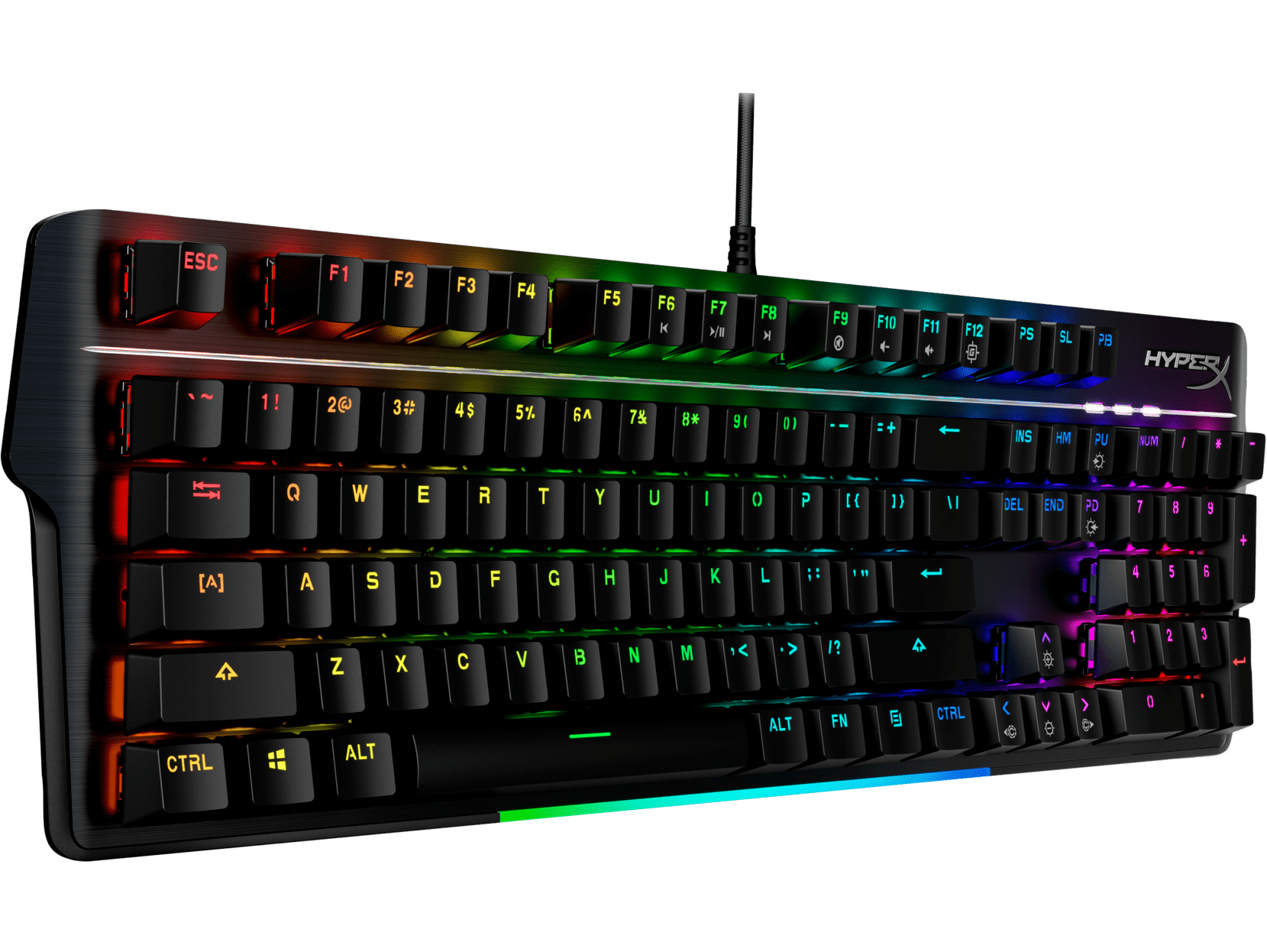 Teclado Gamer Mecanico Hyperx Alloy MKW100 Negro – imagen 2