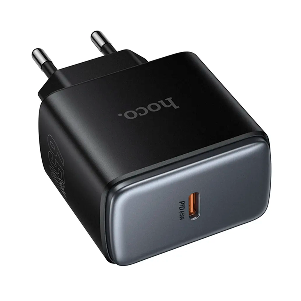 Cargador Carga Rapida Hoco C159a 65w Gan Negro