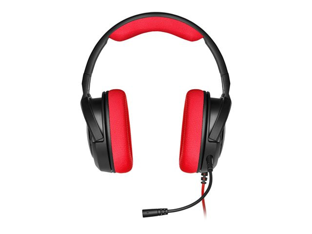 Audifonos Gamer Corsair Hs35 Pc Ps5 Xbox Switch Negro Rojo – imagen 3