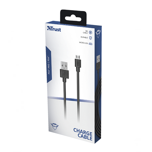 Cable Cargador Controles Ps4 Trust Gxt 224 3 Metros
