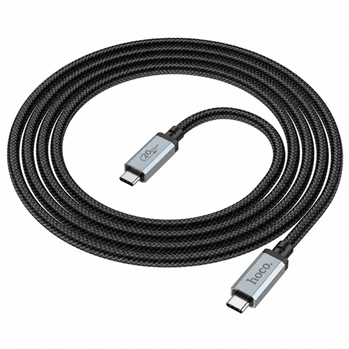 Cable Hoco Us05 USB4 Thunderbolt 3 1m 4K 100W Negro