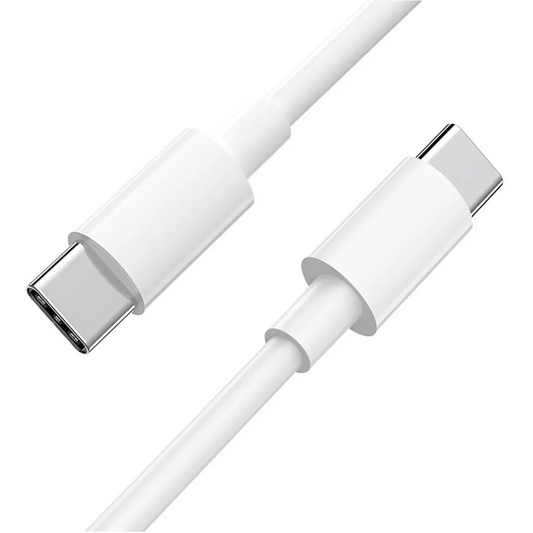 Cable Hoco X51 Tipo C a Tipo C 100w 1 Metro Blanco
