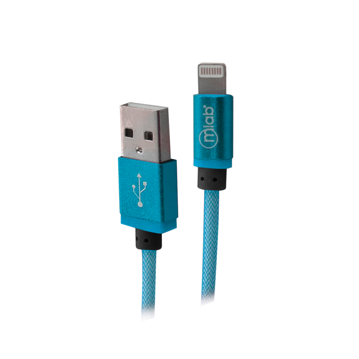 Cable Usb Lightning Microlab Azul