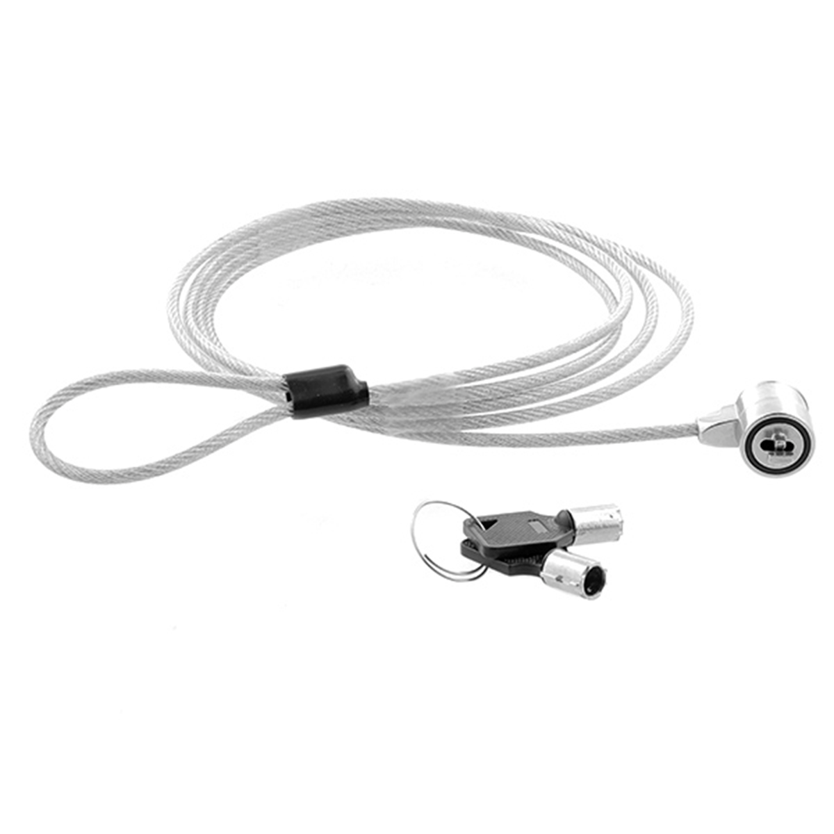 Candado De Seguridad Notebook Xtech Con Llave XTA-111 Gris