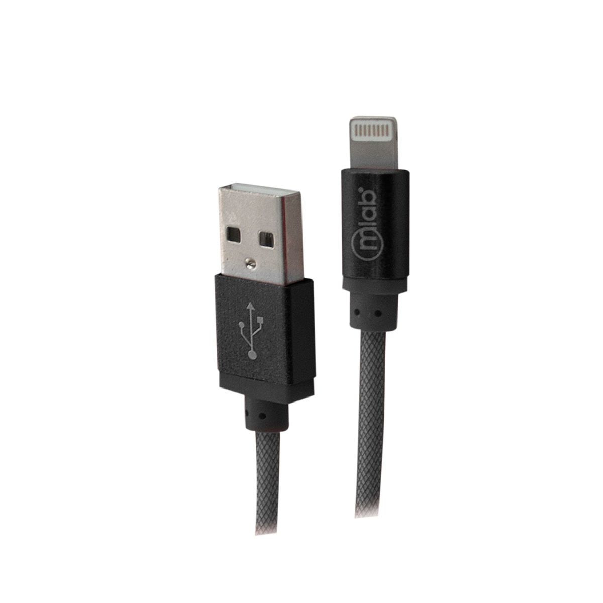Cable Usb Lightning Microlab Negro