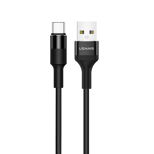 Cable Tipo C Usams Braided Negro