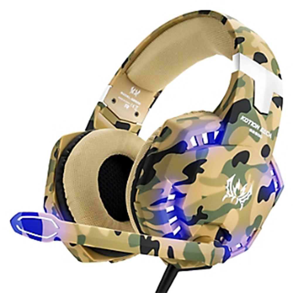 Audifonos Gamer Kotion Each G2600 Pc Ps4 Camu Cafe