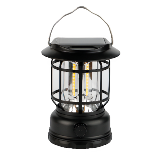 Lampara Solar Powerlab 9721 600 Lumen Recargable Gris