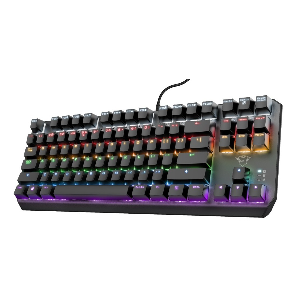 Teclado Gamer Trust Mecanico Tkl Gxt 834 Negro