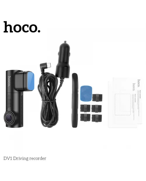 Camara De Auto Hoco Dv1 Wifi Dash Cam Full Hd 1080p Negro – imagen 4
