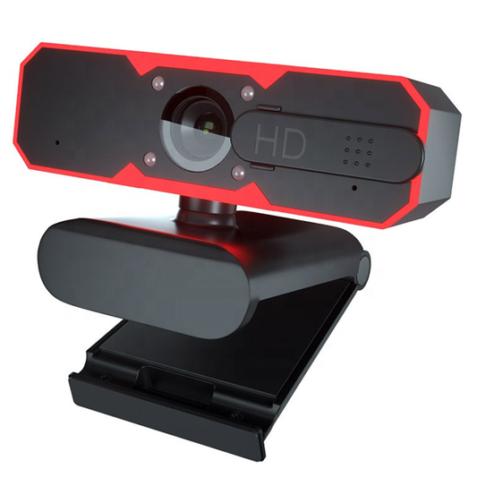 Camara Web Webcam Gamer Full Hd 1080p Rgb Negro