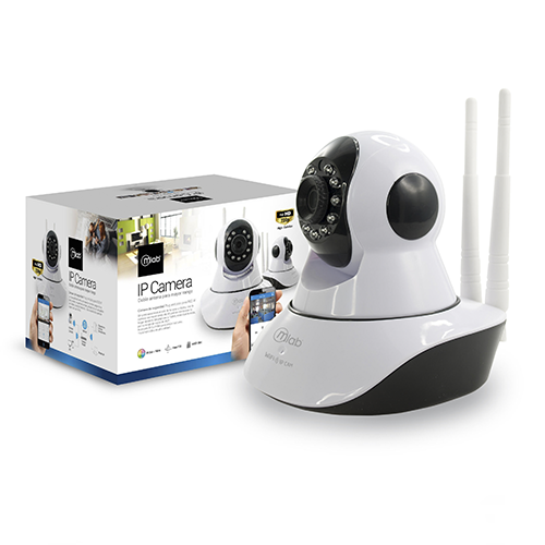 Camara de Seguridad Red IP Microlab 720P 2 Antenas