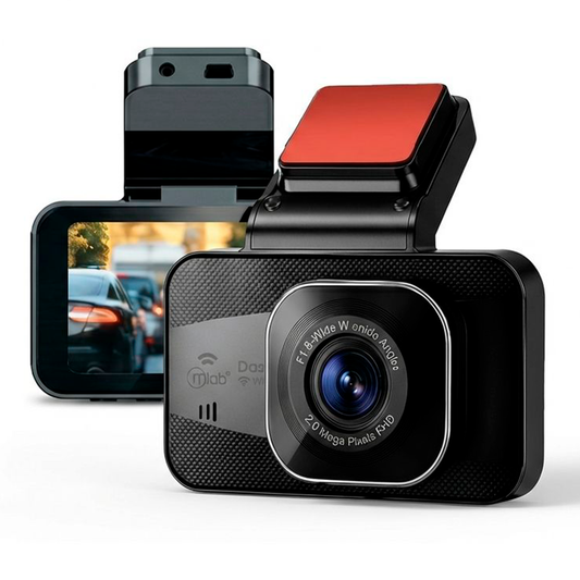 Camara De Auto Mlab 9611 Wifi Dash Cam Full Hd 1080p Negro