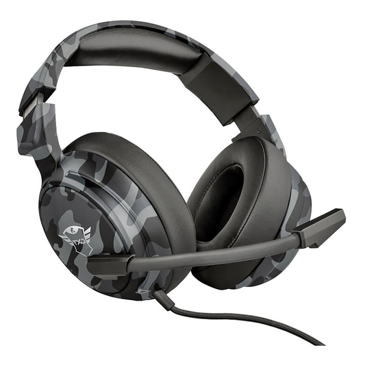 Audífonos Gamer Trust Gxt 433k Pylo Ps4 Ps5 Pc Xbox Camu Gris