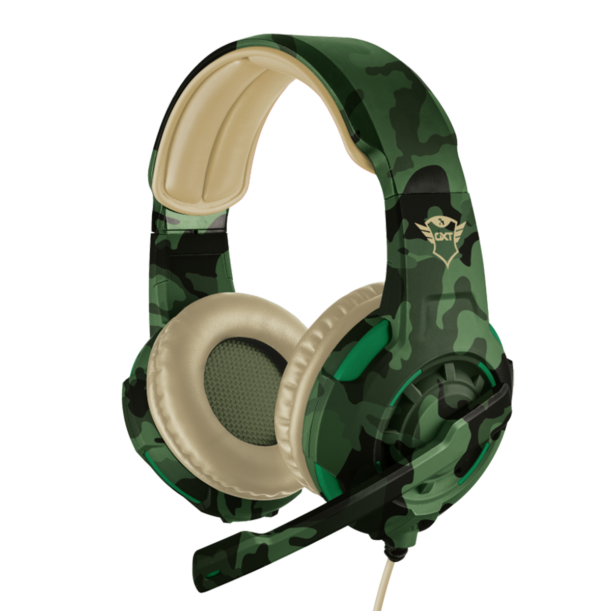 Audifonos Gamer Trust Gxt 310 Radius Pc Ps4 Switch Xbox Camo Green