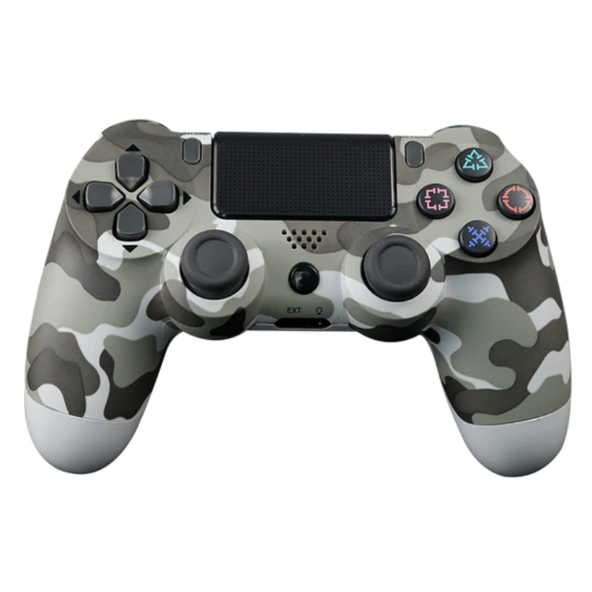 Control Joystick Inalámbrico Ps4 Doubleshock Camuflado Gris