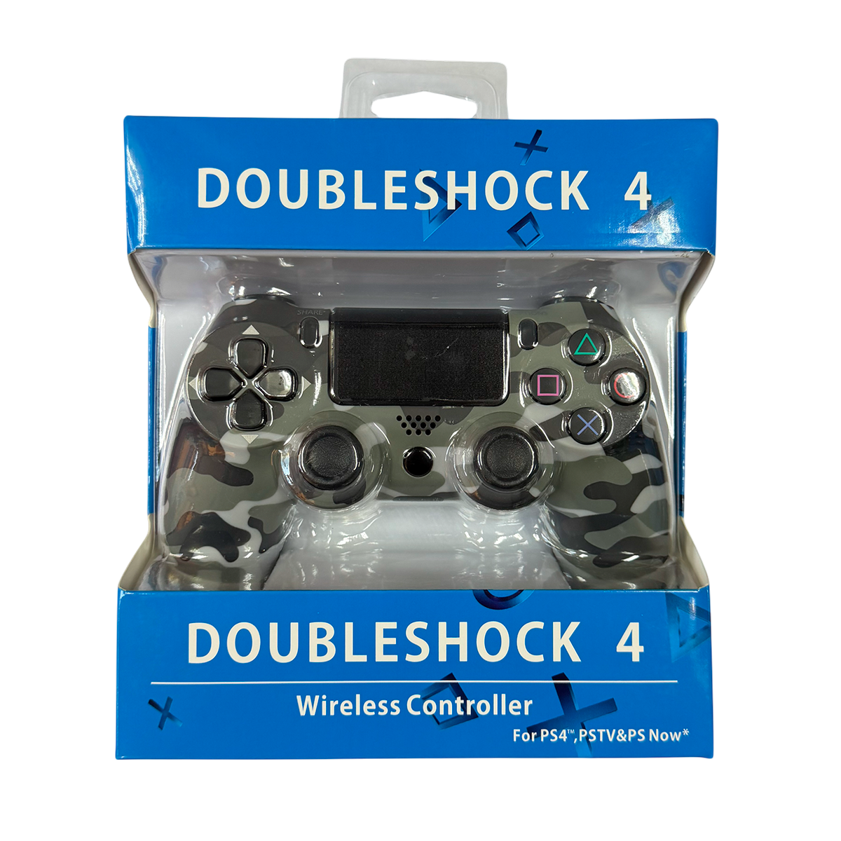 Control Joystick Inalámbrico Ps4 Doubleshock Camuflado Gris – imagen 2
