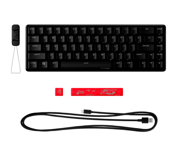 Teclado Gamer Mecanico Hyperx Alloy Origins 65% Switch Red Negro – imagen 3