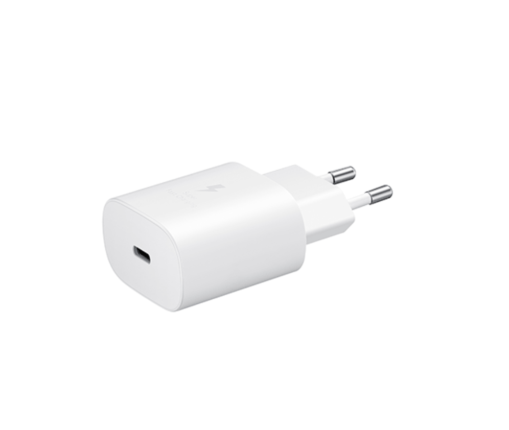 Cargador Samsung 25w Usb tipo C Super Carga Rapida Blanco