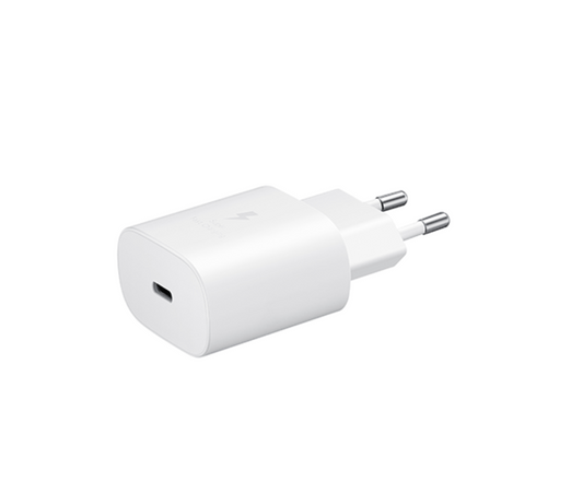 Cargador Samsung 25w Usb tipo C Super Carga Rapida Blanco