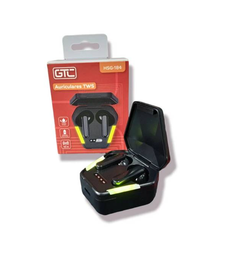 Audifonos Gamer Bluetooth Gtc Hsg-184 In Ear Negro – imagen 3
