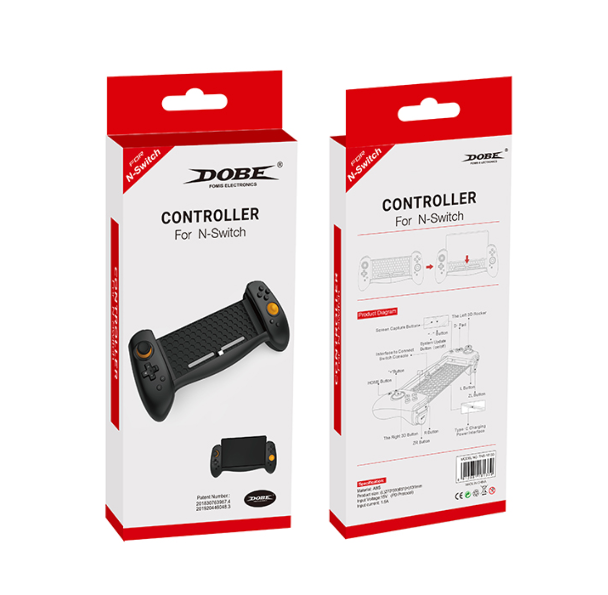 Control Multifuncional Dobe Nintendo Switch TNS-19252 Negro – imagen 2
