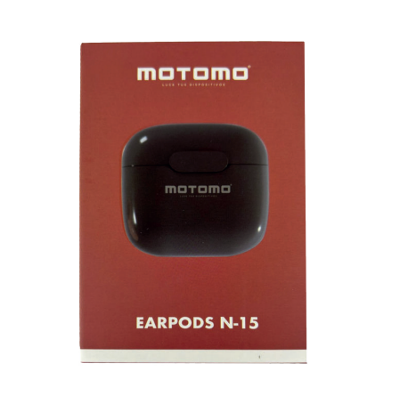 Audífonos Bluetooth Earpods N15 Motomo Negro – imagen 3