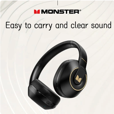 Audifono Bluetooth Monster XKH01 Negro – imagen 2