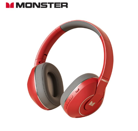 Audifono Bluetooth Monster XKH01 Rojo – imagen 2