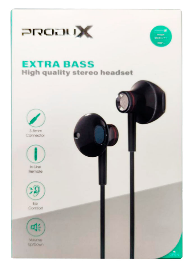 Audifonos In Ear Produx St7 Extra Bass Negro – imagen 2