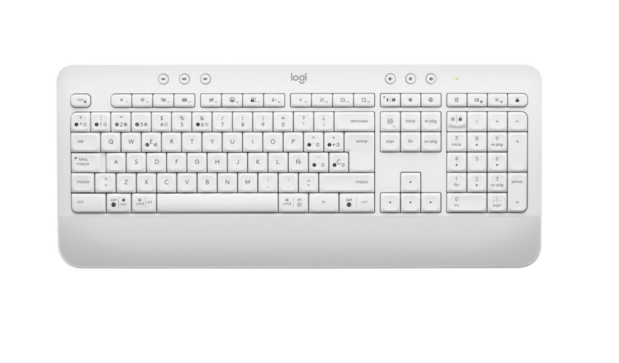 Teclado Inalámbrico Logitech K650 Español Blanco – imagen 4