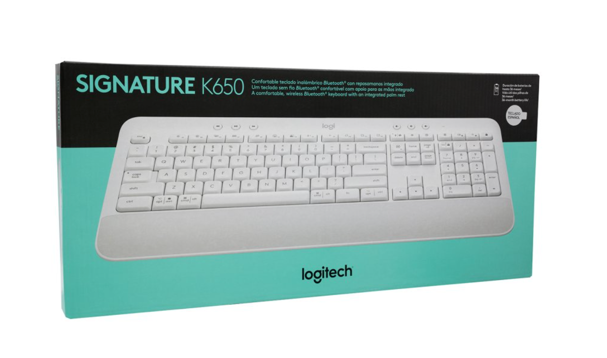Teclado Inalámbrico Logitech K650 Español Blanco – imagen 3