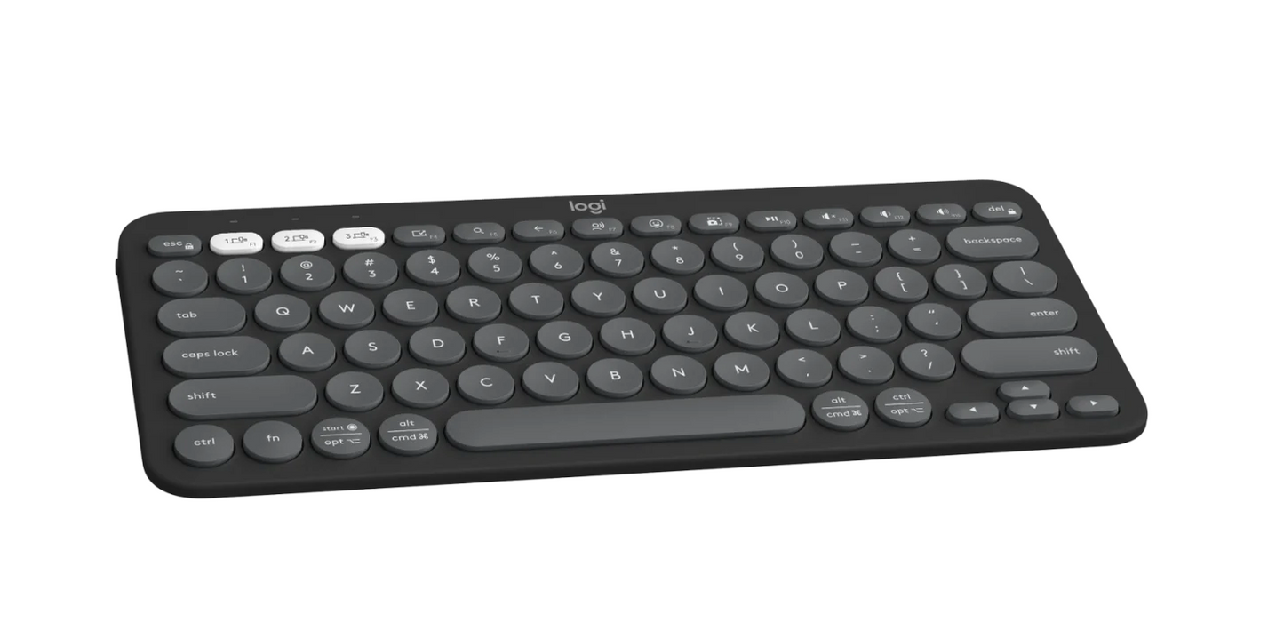 Teclado Bluetooth Logitech Pebble 2 K380s Negro – imagen 2