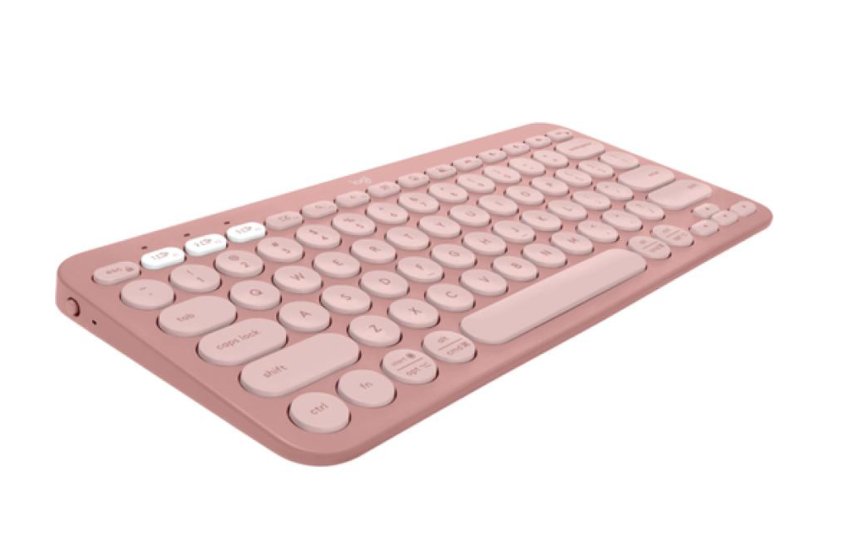 Teclado Bluetooth Logitech Pebble 2 K380s Rosado – imagen 3