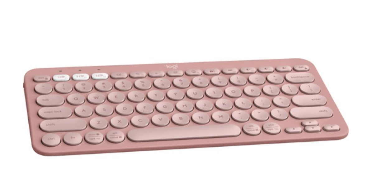 Teclado Bluetooth Logitech Pebble 2 K380s Rosado – imagen 2