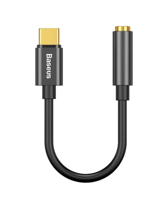 Adaptador Audio Tipo C a 3.5mm Baseus L54 Negro – imagen 2