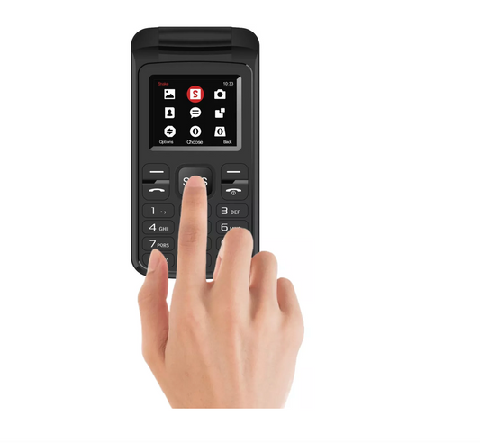 Telefono Celular Senior Adulto Mayor Microlab Boton Sos 4g 9312 Microlab Negro